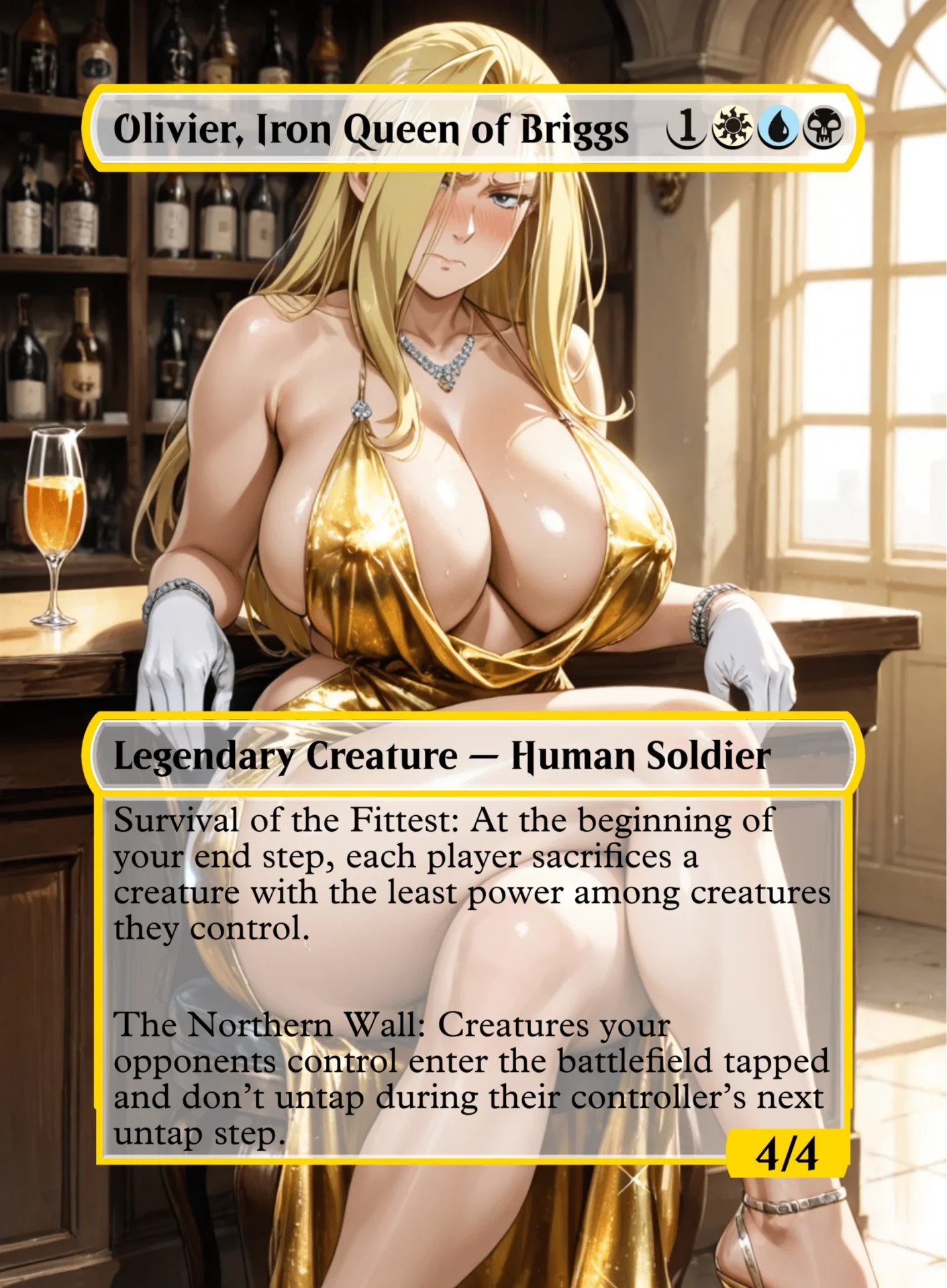 Fullmetal Alchemist holographic card sample