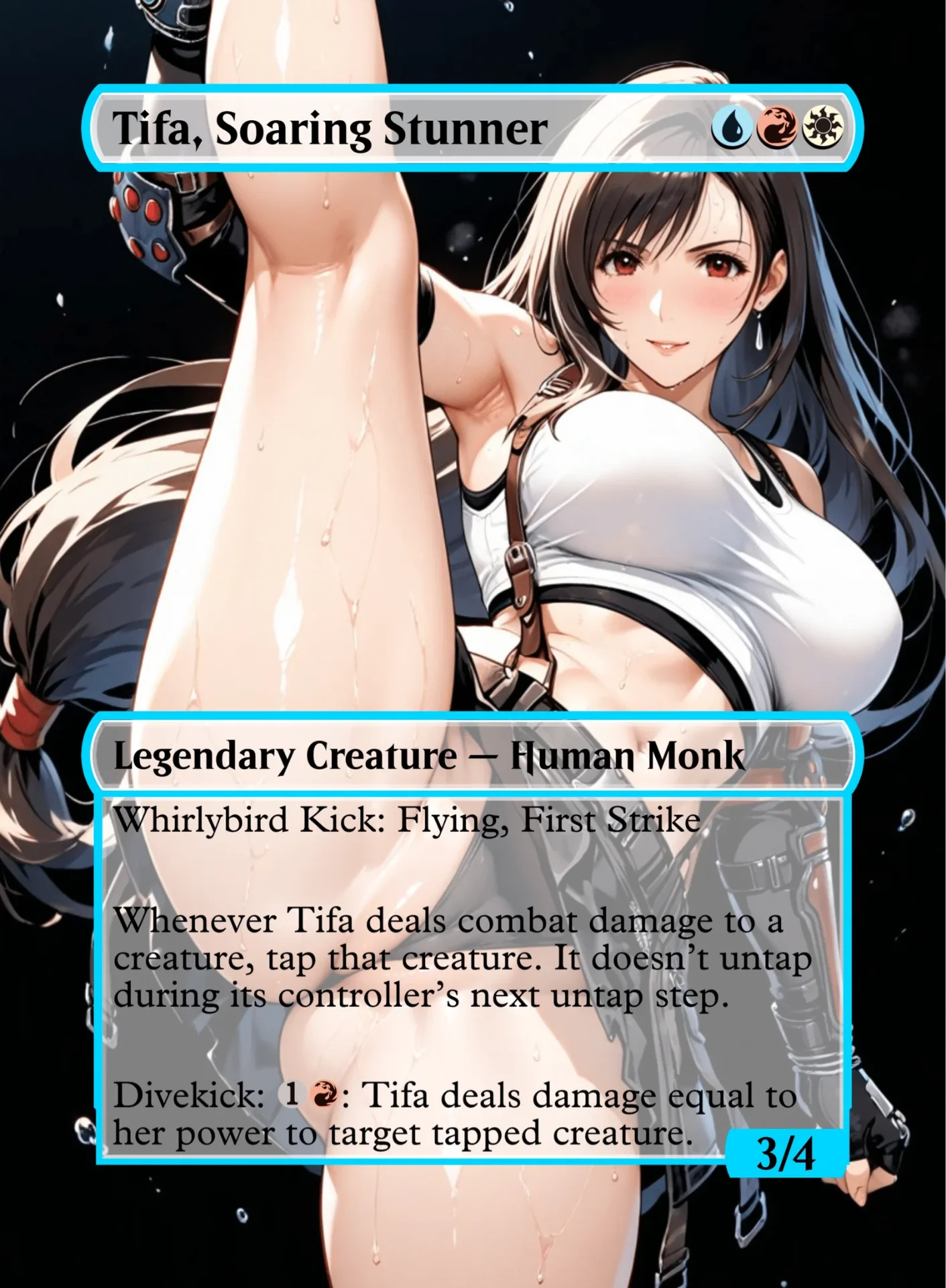 Tifa, Soaring Stunner — holographic Tifa card