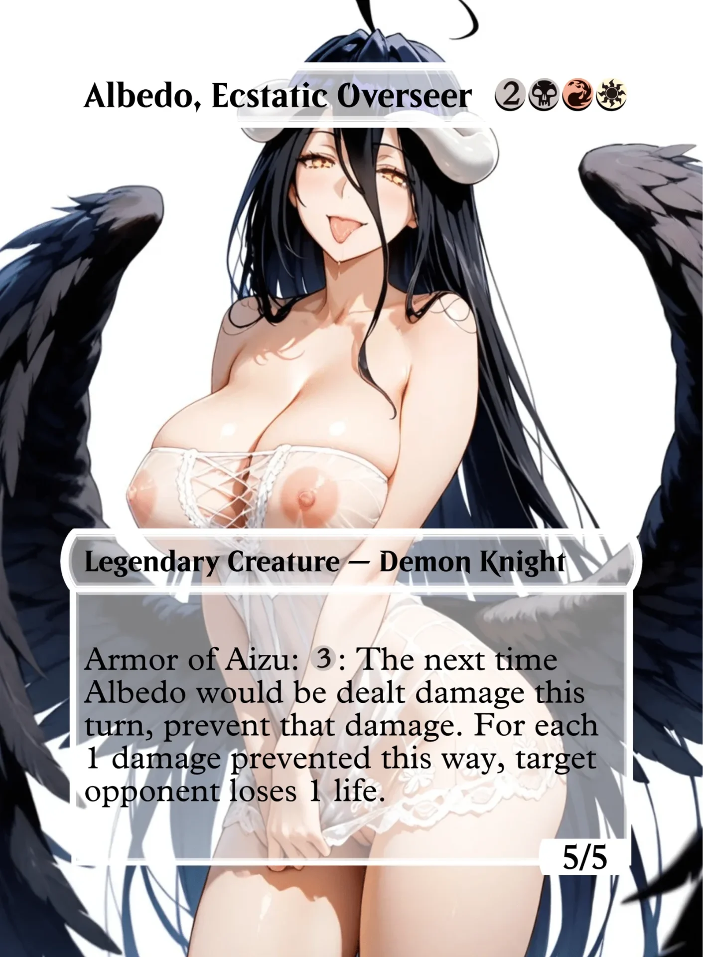 Albedo, Ecstatic Overseer — holographic Albedo card