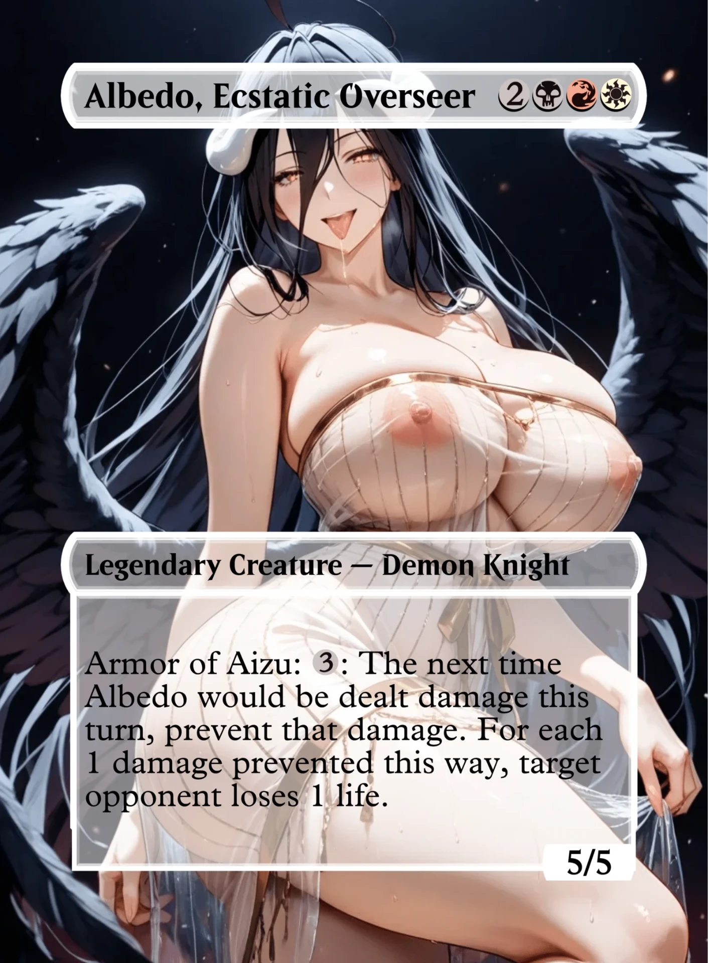 Albedo, Ecstatic Overseer — holographic Albedo card