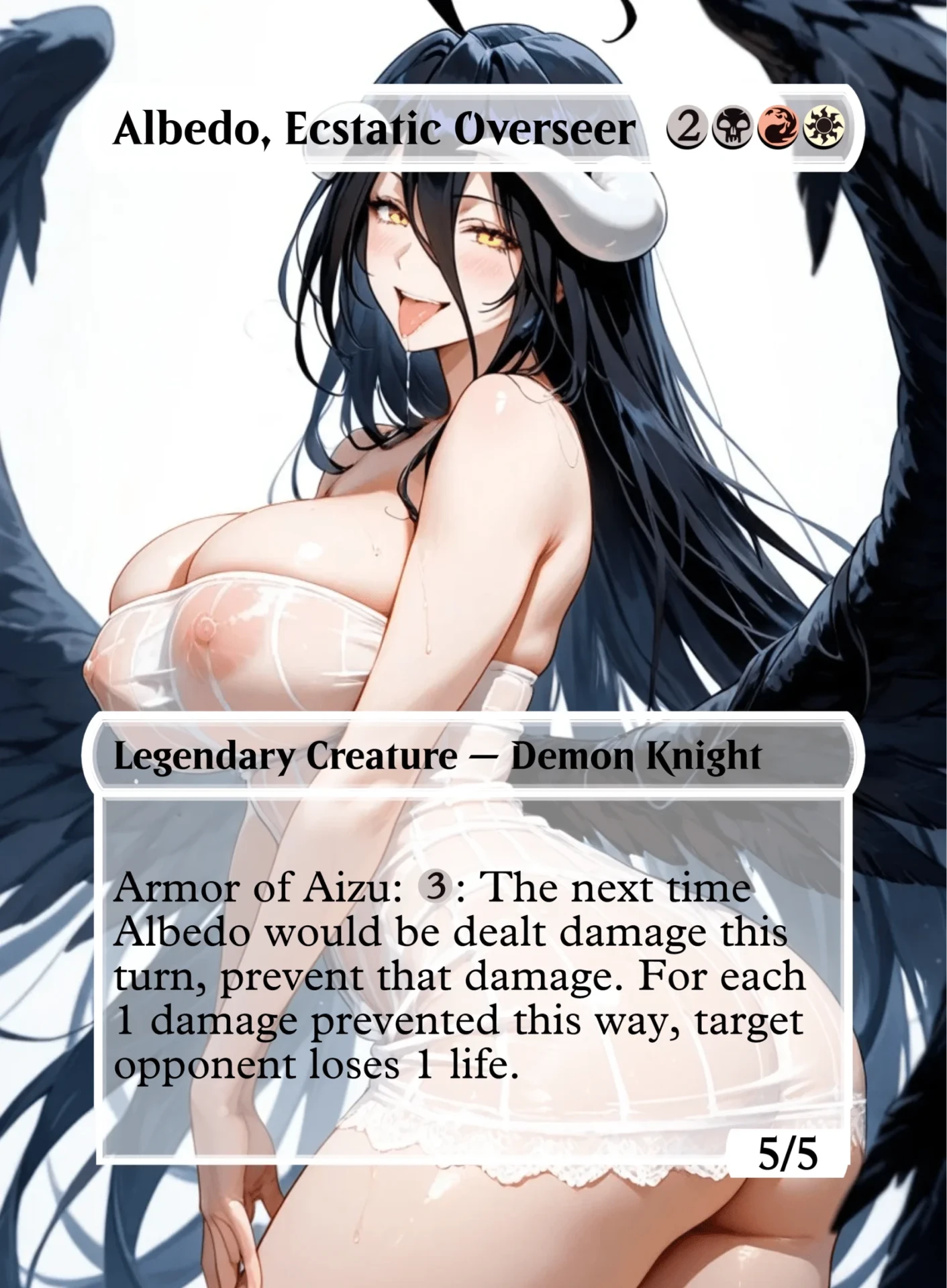 Albedo, Ecstatic Overseer — holographic Albedo card