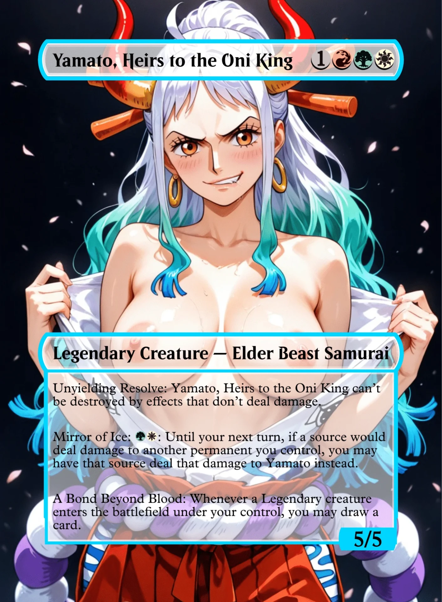 Yamato, Heirs to the Oni King — holographic Yamato card